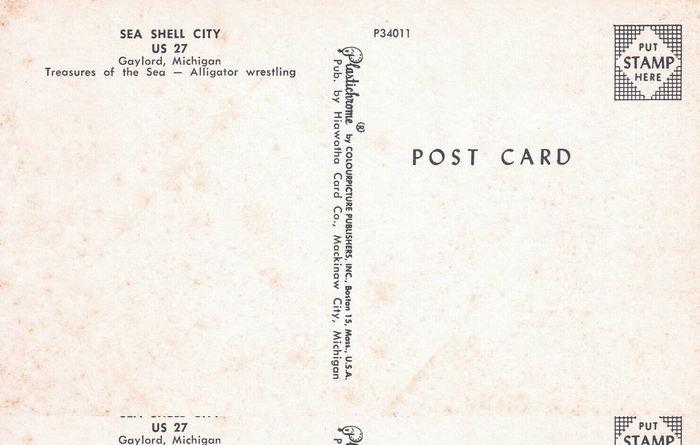 Seashell City - Old Postcard (newer photo)